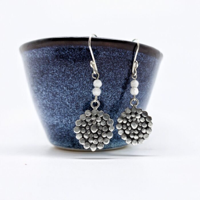 Aretes Sello Diseño Flor