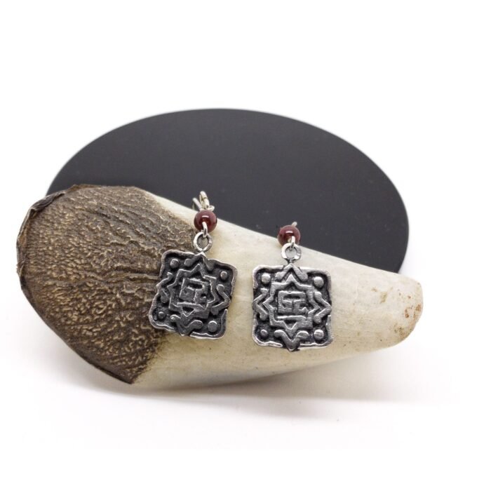 Aretes Sello Emblema Solar