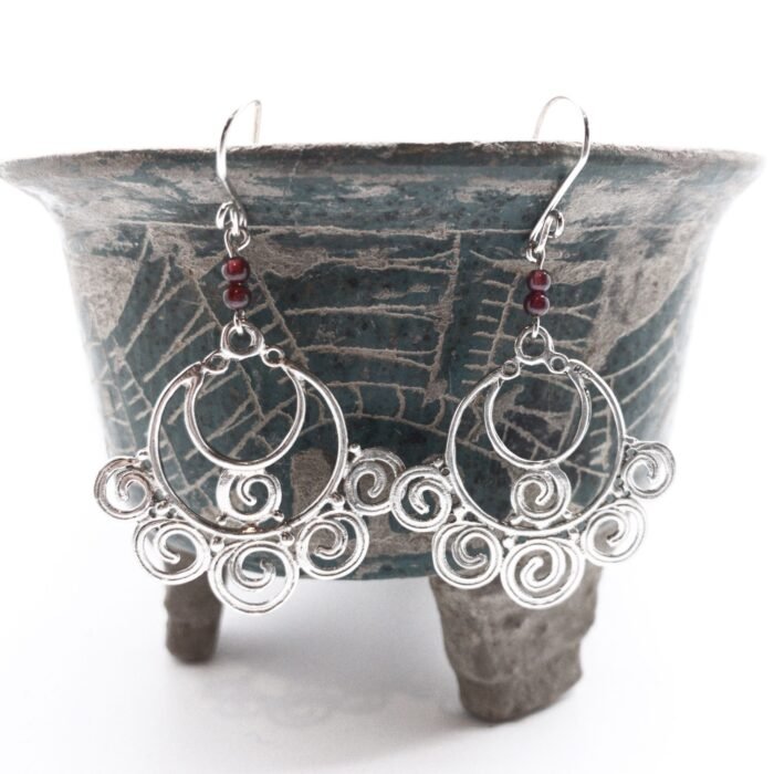 Arracadas Volutas Tlaltecuhtli