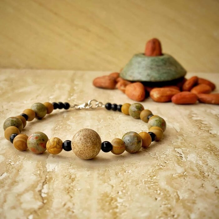 Pulsera Jaspe y Ónix