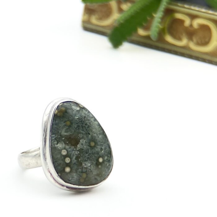 Anillo Piedra Druza Talla 6