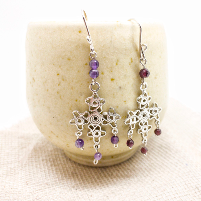 Aretes Filigrana Cruz